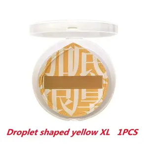 1/2Pcs Soft Non-Eating Foundation Sponge Puff High Density Bouncy for Flawless Makeup Wet Dry Use Available