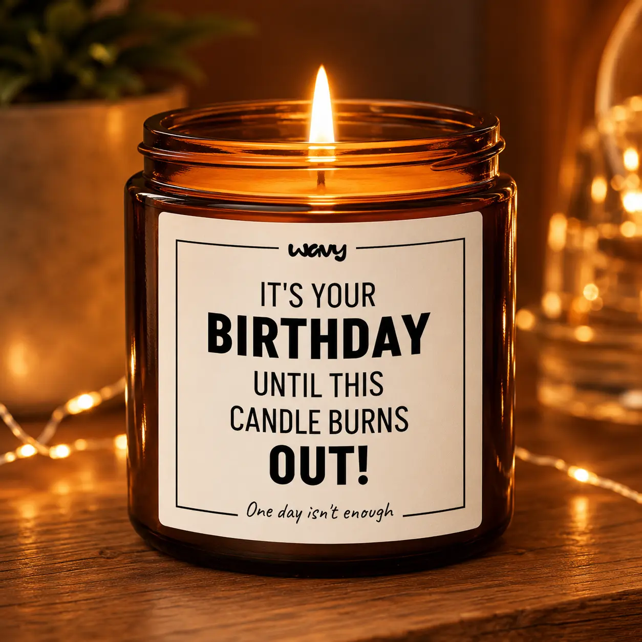 Funny Birthday Candle, Soy Wax Gift for Her, Best Friend or Sister, Unique Gift