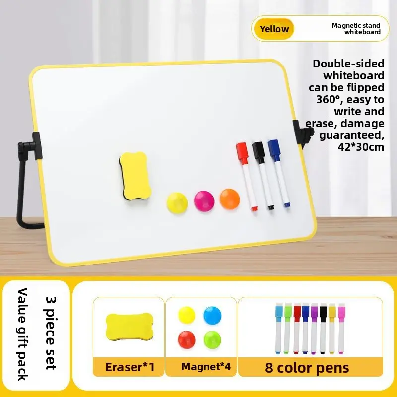 [35*28cm] Vertical A3b - Yellow Border [with stand