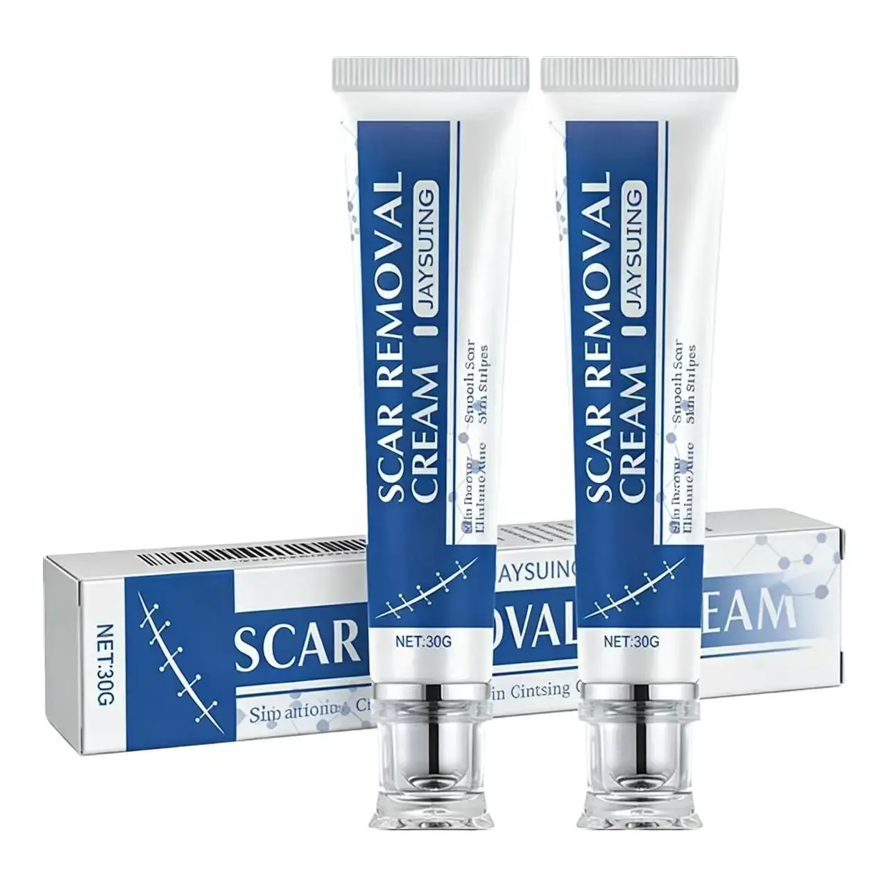 Professional Scar Cream Gel - Gentle Effective Collagen Acne Treatment for Keloids, C-Section Scars, Youth Damage Repair, 24 Months Single Item Bathroom Beauty & Personal Care Solution