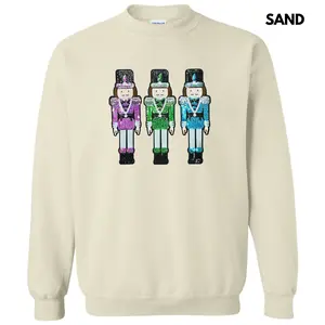 Trio Nutcracker Sequin Patch Sweatshirt