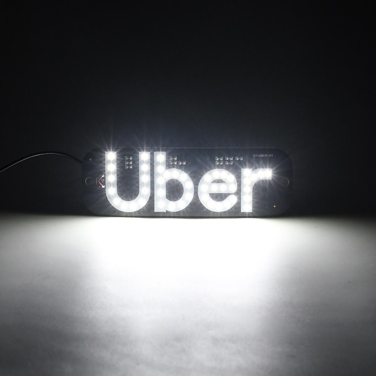 LED Driver Sign USB Rechargeable Light for Rideshare Drivers LED Driver Sign USB Rechargeable Light for Rideshare Drivers
