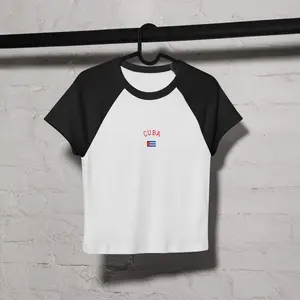 Cuba baby tee (small font)