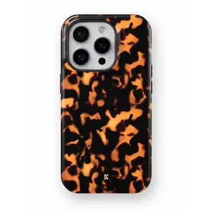 Amber Carey Tortoise Shell iPhone 17 Case – Luxury Minimalist Aesthetic – Fits 17 Air / 17 Promax