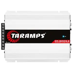 Taramps DS 800x4 2 Ohms 800 Watts RMS 4-Channel 200x4 Watts RMS Class D Full Range Crossover High/Low Pass Fixed Bridgedable Car Audio Amplifier
