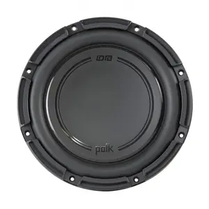 Polk Audio DB1042 SVC - DB+ Series 10" Shallow Subwoofer, Car Audio Subwoofers for Marine/Car Sound System, 30Hz-200Hz Frequency Response, Single 4-Ohm Voice Coils & Polypropylene Woofer Cone