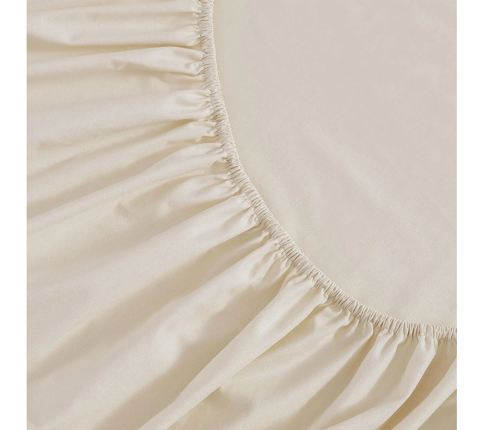 Martha Stewart Skylands Beige Cotton Queen Sheet Set