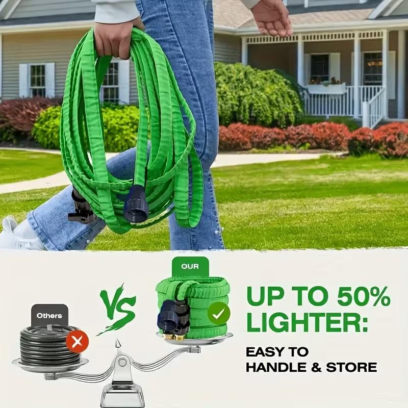 Lightweight garden hose,Durable Expandable Water Hose with 7 Spray Modes for Pet Bathing & Patio Cleaning，High pressure expandable hose,  Lawn irrigation hose,25FT Expandable garden hose. #OutdoorEssentials #CarWashHose graduation gift outdoor decor