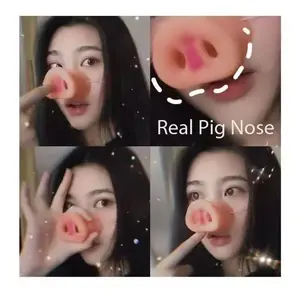 Realistic Pig Nose Mask for Girls, Fun Makeup Party Costume Accessory, Lightweight Comfort Design, Essential Role Play Item, Soft Material, Festival Decorations