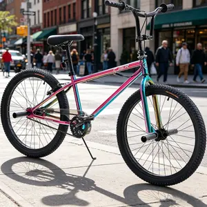 Pipleo BMX Bike, 20 24 inch Kids Bike, Bikes for Kids 6-14, Boys & Girls Bike with 4 Pegs, High-Carbon Steel BMX Frame, 360 Handlebar Rotation