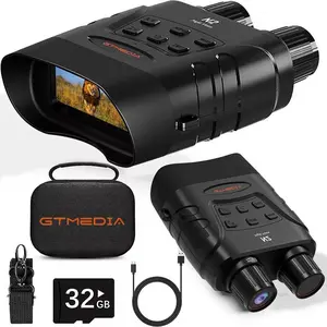 Night Vision Binoculars N2, 850nm Infrared IR Goggles 1080P HD Video/Photo Capture, 5x Digital Zoom, Hunting Binoculars 32G w/Bag Waterproof Telescopic Sturdy Durable Telescopic