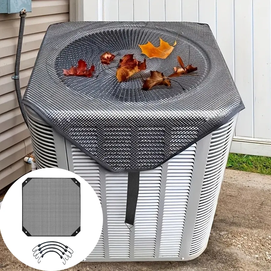 Central Air Conditioner Covers for Outside Units 36'' x 36'', AC Mesh Covers for Outside Unit, AC Unit Cover Outdoor Air Conditioner Condenser Cover Breathable Top Universal Defender