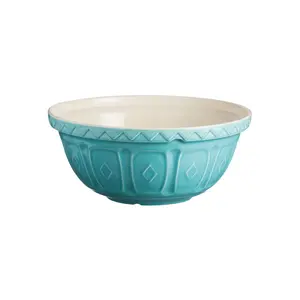 Mason Cash Color Mix S24 (2.15 Qt) Mixing Bowl | Turquoise