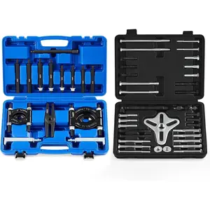 Orion Motor Tech Bearing Puller Set, 5 Ton Capacity Bearing Separator and 49pc Power Steering Pulley Puller Installer Tool Set