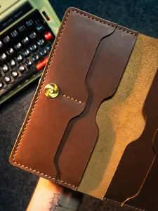 Long Leather Handmade Wallet, Handmade Long leather Wallet, Slim User Friendly Leather Wallet, Leather Mobile Wallet, Best Gift For Dad, Anniversary Gift, Him & Husband