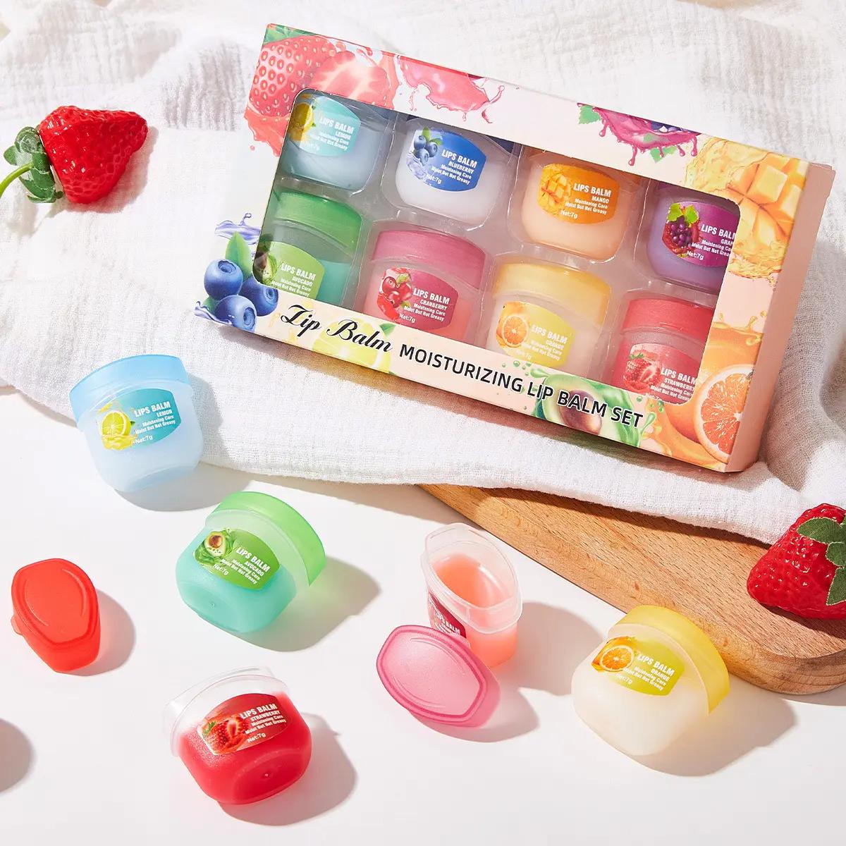 Fruity Lip Balm Variety Pack, Beeswax Night Lip Balms, Colorless, Moisturizing & Nourishing Lip Care Set, Portable, Compact & Convenient, Easy to Carry, Cute Appearance, Perfect for Party, Graduation & Wedding Gifts #GLOBAL PICKS