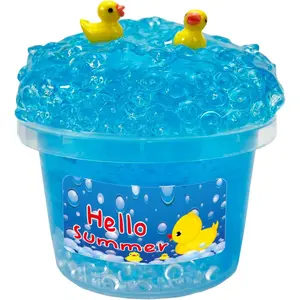 Crunchy Fishbowl Bead Slime Super Soft and Non-Sticky, Great for Birthday Gifts for Girls and Boys, Ideal for Party Favors and Christmas Stocking Stuffers