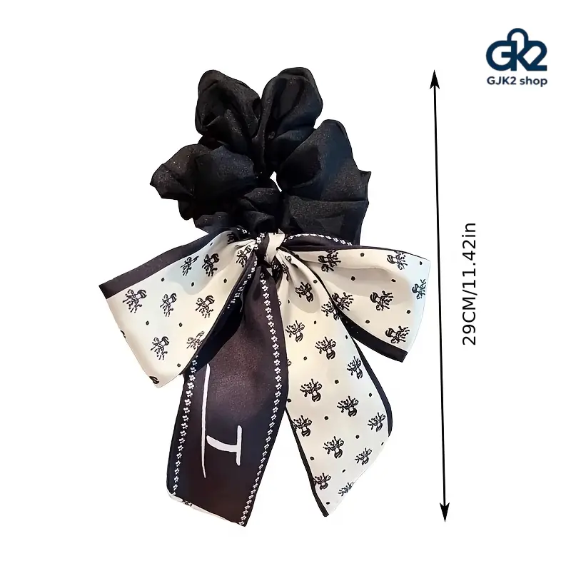 3Pcs Coquette Bow Hair Accessories Set for Women - Satin Scrunchies Ribbon Headband Hair Ties | Cute Aesthetic Y2K Soft Girl Hair Accessories, No Damage for Everyday Wear Gift