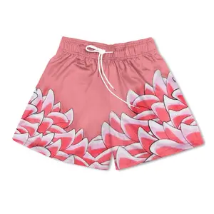 Doflamingo One Piece Gym Shorts Men's Basketball Shorts Workout Sport Knee Pants with Pockets Athletic Sweat Walking Summer Shorts