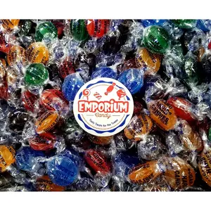 Sugar Free Assorted Fruit Hard Candy Buttons - 1 lb of Fresh Delicious Cherry Orange Lime Blackberry Raspberry Individually Wrapped Candy