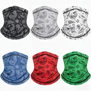 Unisex 6 Pack Camo Neck Gaiters Seamless Quick Dry Breathable Face Scarf Balaclava Multi-style Outdoor Sports Accessories summervibes