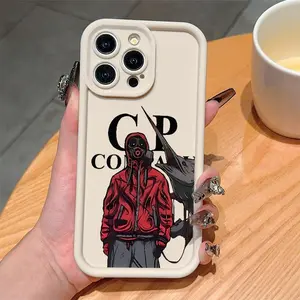 Creative CP Pattern Phone Case, Full Body Shockproof Phone Protective Cover, Fashion Phone Accessories Compatible with iPhone 11 12 13 14 15 Pro Max, Casing