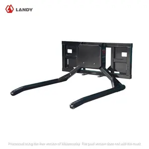 Landy Attachments Skid Steer Flexible Bale Lifter, Handler flexible implement