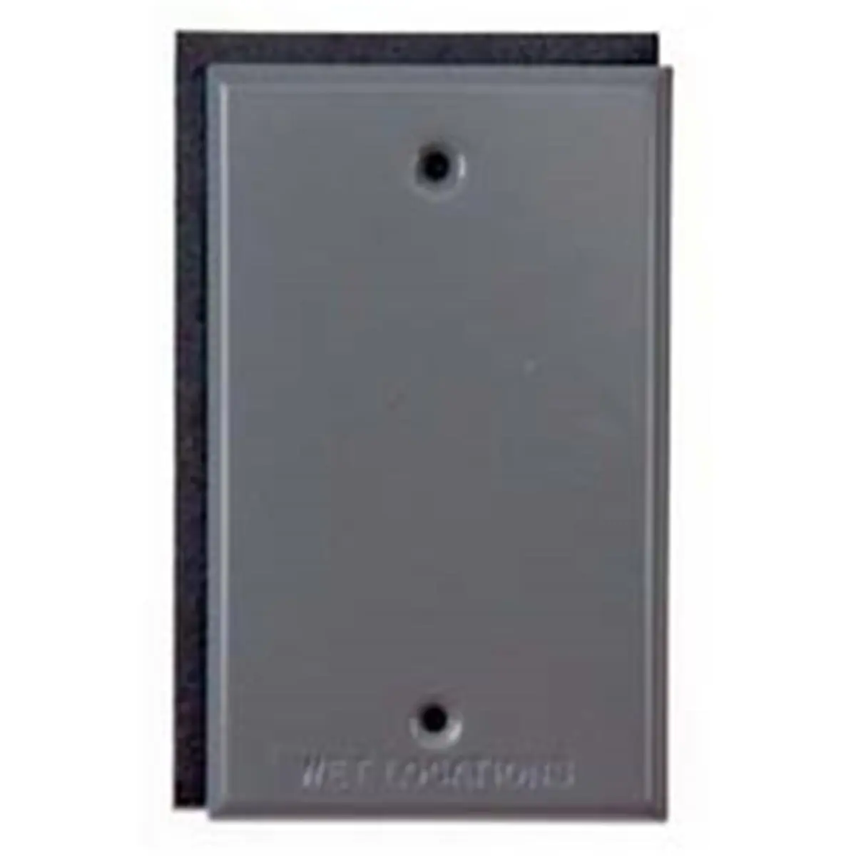 212 MAIN Raco 212 Hubbell Electric Gray Single-Gang Outdoor Safe Waterproof Switch Plate Cover