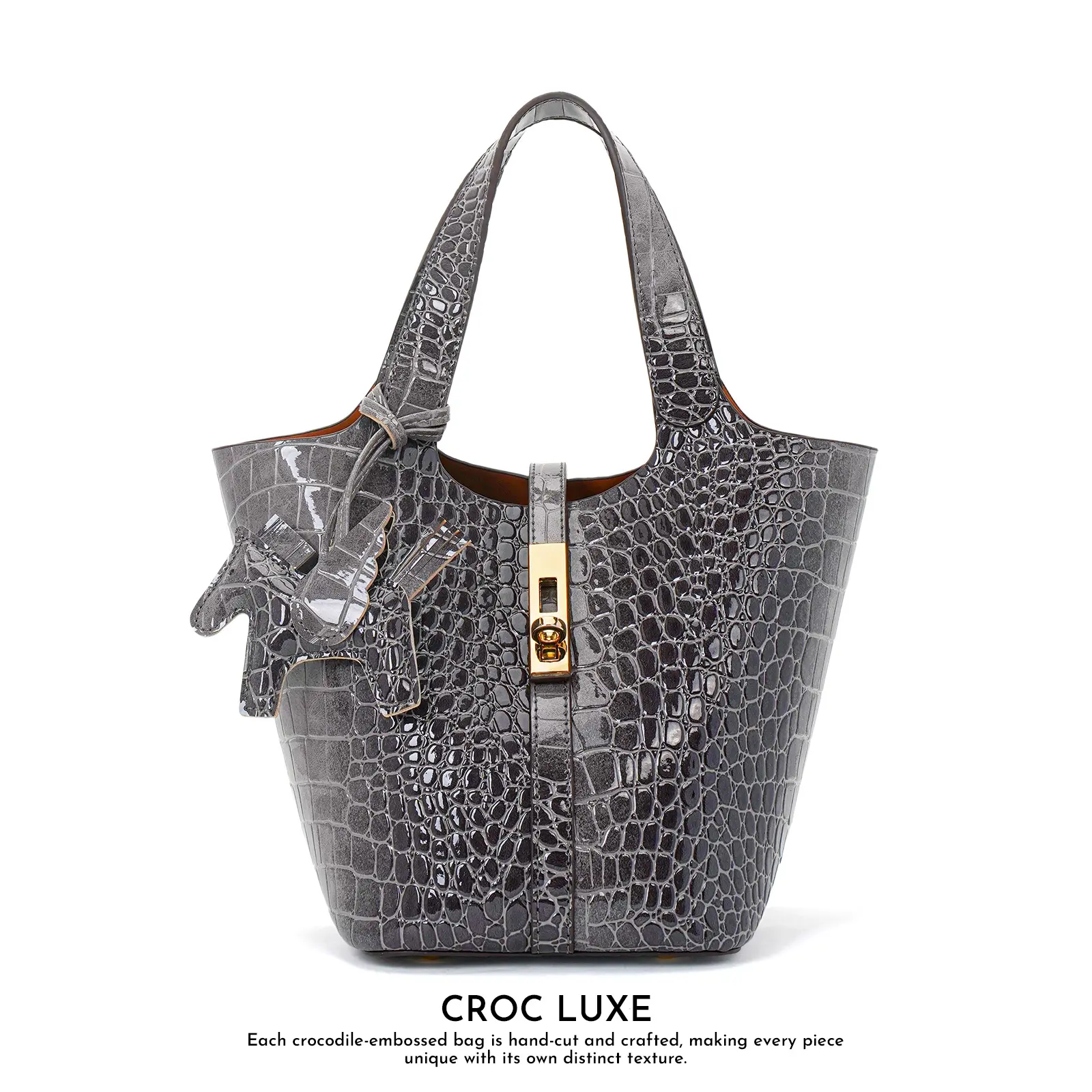 CROC LUXE-Dark Gray