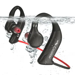 Clooissr S36 HiFi Waterproof Earbuds for Swimming, IPX8 TOP 32GB Swimming Headphones with Bluetooth & MP3 Playback, in-Ear Noise Cancellation Wireless Underwater Sports Headphones for Swimming