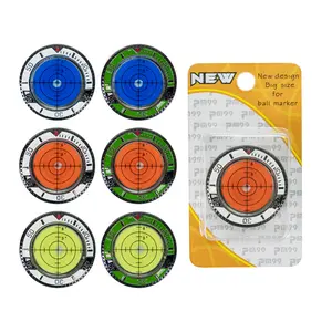 Golf Double Sided Level Marker with Precision Reading, Golf Accessories, Golf Ball Marker