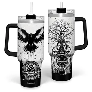Viking Gifts for Men 30oz/ 40oz Tumbler With Handle/ 20oz No Handle, Movie cup, Gift for Any Occasion: Birthdays, Holidays, or Special Moments for Family, Friends, or Coworkers