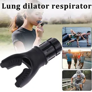 1/2pcs Portable Diaphragmatic Breathing Trainer & Abdominal Respirator, Exercise Equipment, Silicone Slow-Breath Workout Accessory for Core Fitness, Lung Capacity Building, Breath Control & Endurance Training, No Battery, for Home, Gym & Travel Use