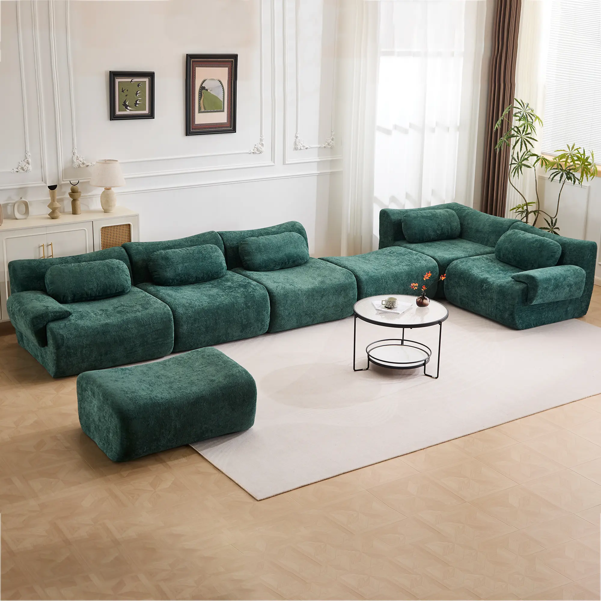 Dark Green - 5 Seater (184")