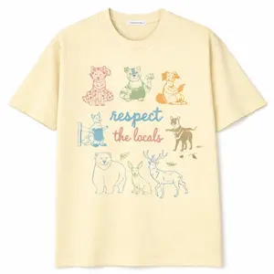 National Park Shirt, Respect The Locals, Camping Shirt, Gift For Granola Girl Shirt