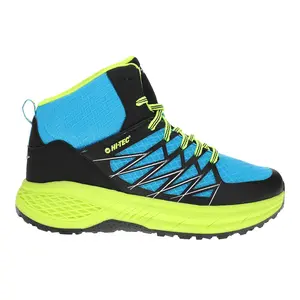 Hi-Tec Mens Demolisher Mid Hiking Hiking Casual Boots Ankle - Black, Blue