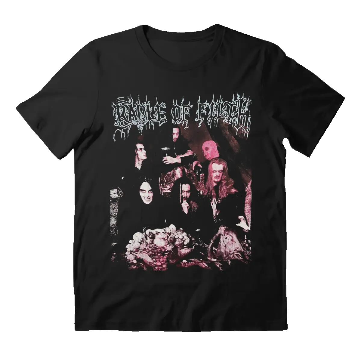 Cradle of Filth Band 1996 Retro Style Black T-Shirt Men