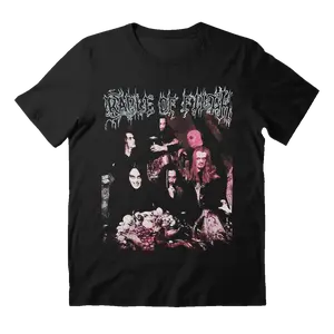 Cradle of Filth Band 1996 Retro Style Black T-Shirt Men's Sweatshirt, Gift For Fan, Casual Cotton Fabric Menswear Top