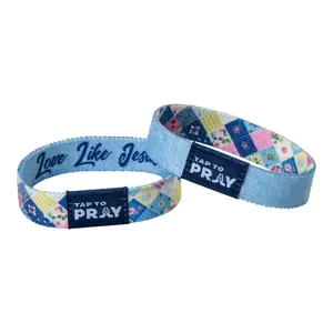 Tap To Pray® Wristband – Patchwork - Love Like Jesus