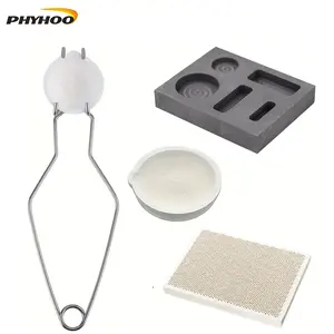 Complete Metal Melting Kit – Graphite Molds, Crucibles, Tongs & Welding Plates for Gold Silver Casting