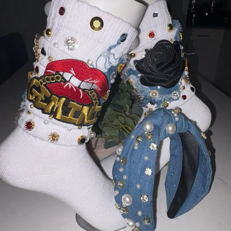 Gemini Charm Socks Only