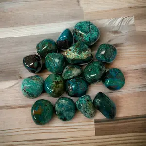 Chrysocolla tumbled crystal