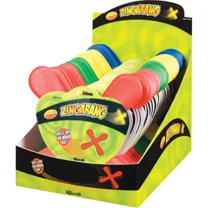 0Zwest  Ziparang Disp Toy - Assorted Bright Colors