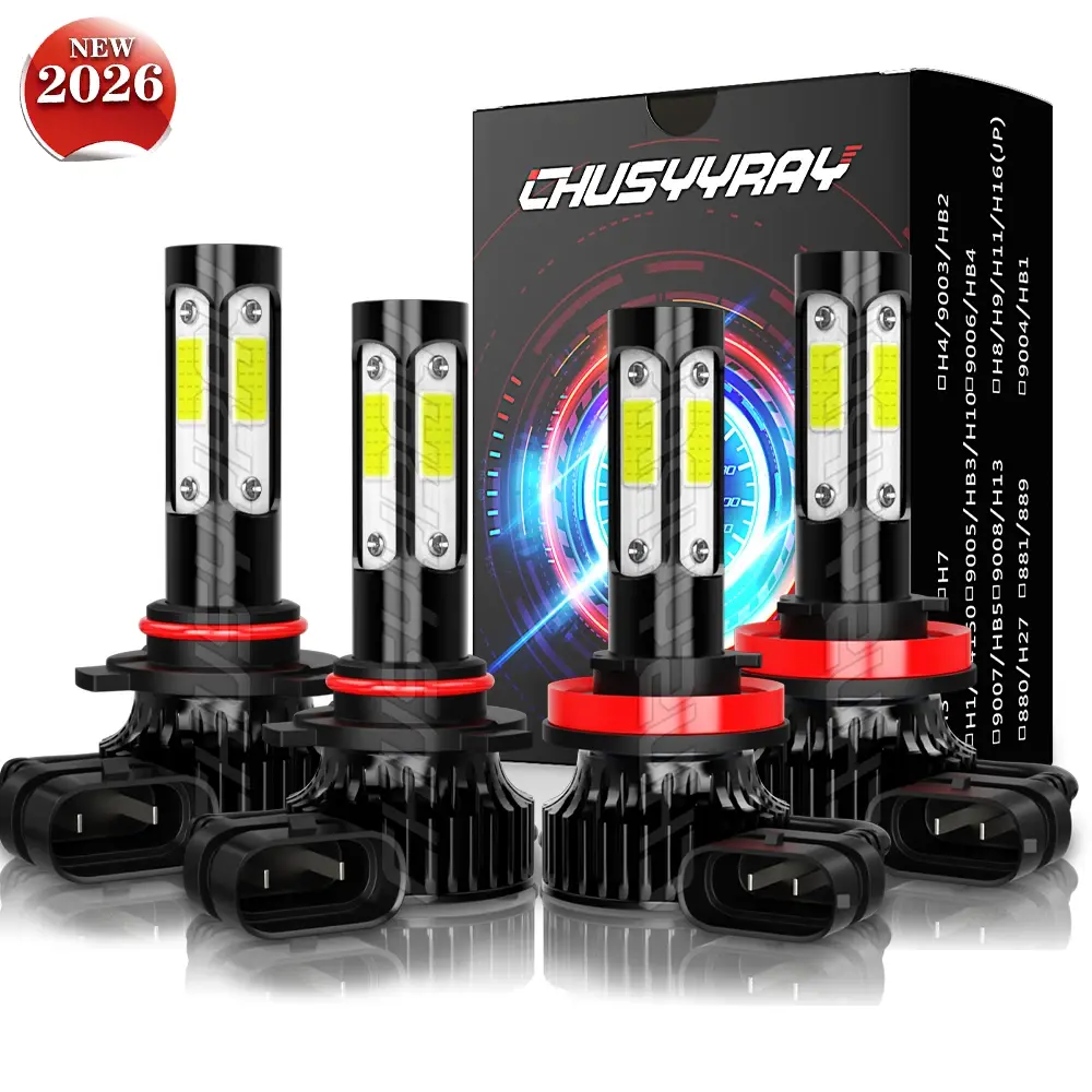 For Dodge Ram 1500 2500 3500 2009 2010 2011 2012 2013 2014 2015 2016 2017 2018 2019 2020 2023 6000K White LED Headlight Light Bulbs Kit 9005 High Beam H11 Low Beam