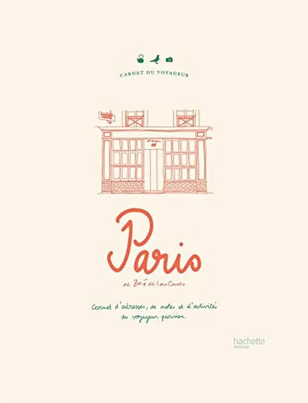 Used Paris Traveler's Notebook - Address Book, Note Journal & Activity Planner (Hard Cover)