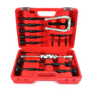 16PCS Blind Bearing Race and Seal Puller Extractor Kit with Case Blind Hole Pilot Bearing Internal Extractor Puller