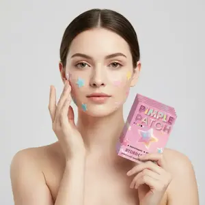 1400 Pieces Star-Shaped Acne Patches, Face Water Gel Absorption Cover, Hydrocolloid Acne Patch, Tea Tree Acne Patch, Cute Star-Shaped Acne Stickers