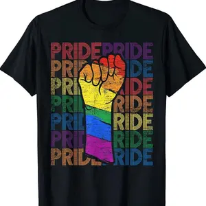 Gay Pride Fist LGBT Men's T-shirt Top