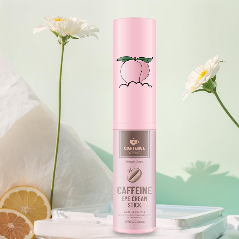 [4 sticks in 1]ROZINO Caffeine Eye Cream Stick - Moisturizing Hydration for All Skin Types, Compact & Convenient Eye Area Care