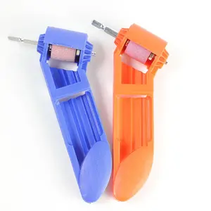 Manual Drill Sharpener, Portable Electric Drill Grinding Machine, Iron Straight Shank Twist Drill Head Grinder, Gift for Men, Dad, Husband